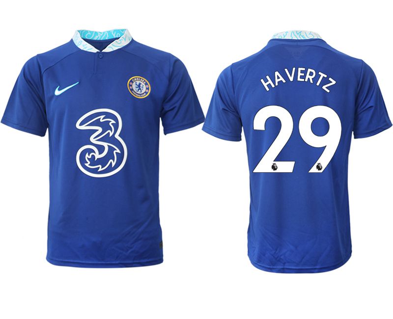 Men 2022-2023 Club Chelsea FC home aaa version blue 29 Soccer Jersey